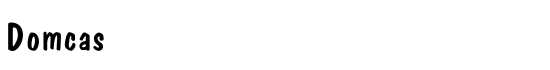 Domcas - Download Thousands of Free Fonts at FontZone.net
