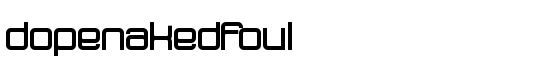 dopenakedfoul - Download Thousands of Free Fonts at FontZone.net