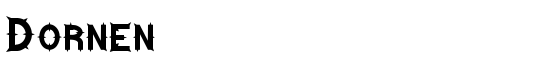 Dornen - Download Thousands of Free Fonts at FontZone.net
