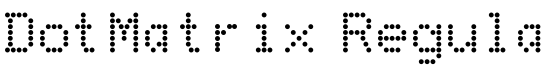 DotMatrix Regular - Download Thousands of Free Fonts at FontZone.net
