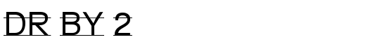 DR BY 2 - Download Thousands of Free Fonts at FontZone.net