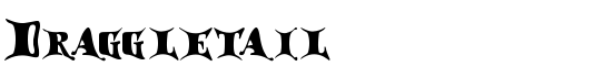 Draggletail - Download Thousands of Free Fonts at FontZone.net