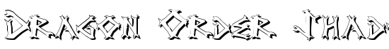 Dragon Order Shadow - Download Thousands of Free Fonts at FontZone.net