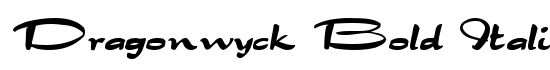 Dragonwyck Bold Italic - Download Thousands of Free Fonts at FontZone.net
