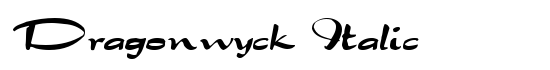 Dragonwyck Italic - Download Thousands of Free Fonts at FontZone.net