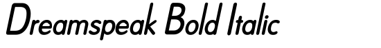 Dreamspeak Bold Italic - Download Thousands of Free Fonts at FontZone.net