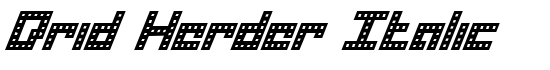 Drid Herder Italic - Download Thousands of Free Fonts at FontZone.net