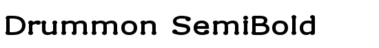 Drummon SemiBold - Download Thousands of Free Fonts at FontZone.net