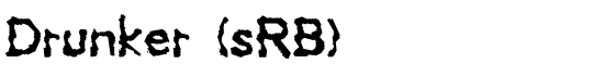 Drunker (sRB) - Download Thousands of Free Fonts at FontZone.net
