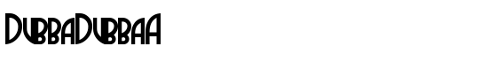 DubbaDubbaA - Download Thousands of Free Fonts at FontZone.net
