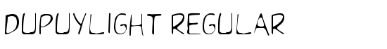 DupuyLight Regular - Download Thousands of Free Fonts at FontZone.net
