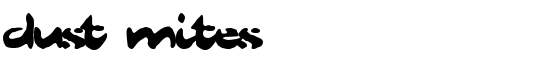 Dust Mites - Download Thousands of Free Fonts at FontZone.net