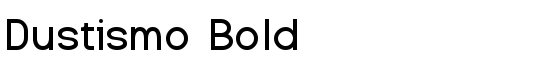 Dustismo Bold - Download Thousands of Free Fonts at FontZone.net