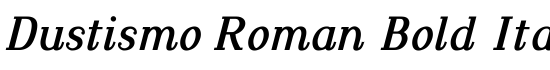 Dustismo Roman Bold Italic - Download Thousands of Free Fonts at FontZone.net