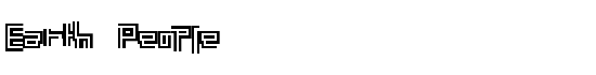 Earth People - Download Thousands of Free Fonts at FontZone.net