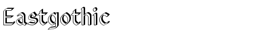 Eastgothic - Download Thousands of Free Fonts at FontZone.net