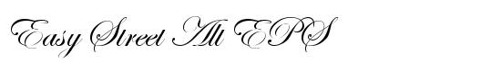 Easy Street Alt EPS - Download Thousands of Free Fonts at FontZone.net