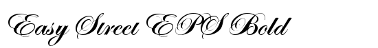 Easy Street EPS Bold - Download Thousands of Free Fonts at FontZone.net
