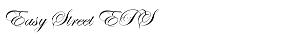 Easy Street EPS - Download Thousands of Free Fonts at FontZone.net