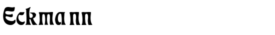 Eckmann - Download Thousands of Free Fonts at FontZone.net