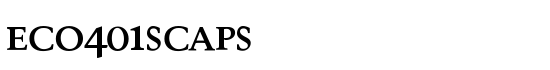 Eco401Scaps - Download Thousands of Free Fonts at FontZone.net
