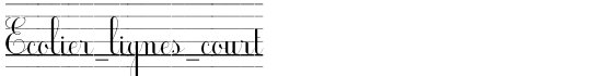 Ecolier_lignes_court - Download Thousands of Free Fonts at FontZone.net