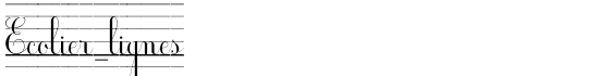 Ecolier_lignes - Download Thousands of Free Fonts at FontZone.net