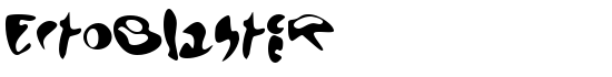 EctoBlaster - Download Thousands of Free Fonts at FontZone.net