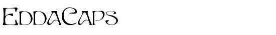 EddaCaps - Download Thousands of Free Fonts at FontZone.net
