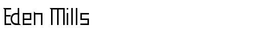 Eden Mills - Download Thousands of Free Fonts at FontZone.net