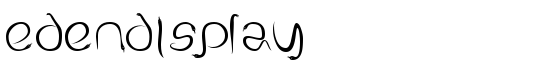 EdenDisplay - Download Thousands of Free Fonts at FontZone.net
