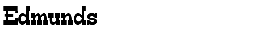 Edmunds - Download Thousands of Free Fonts at FontZone.net