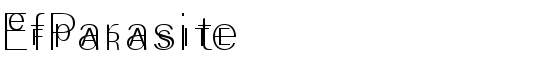EfParasite - Download Thousands of Free Fonts at FontZone.net