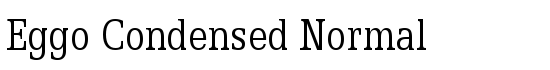Eggo Condensed Normal - Download Thousands of Free Fonts at FontZone.net
