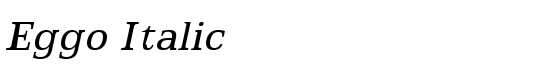 Eggo Italic - Download Thousands of Free Fonts at FontZone.net