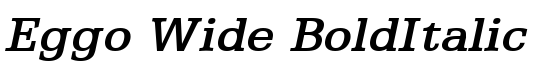 Eggo Wide BoldItalic - Download Thousands of Free Fonts at FontZone.net