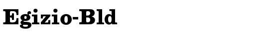 Egizio-Bld - Download Thousands of Free Fonts at FontZone.net