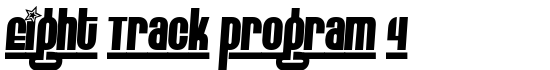 Eight Track program 4 - Download Thousands of Free Fonts at FontZone.net
