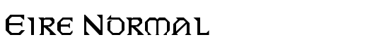 Eire Normal - Download Thousands of Free Fonts at FontZone.net