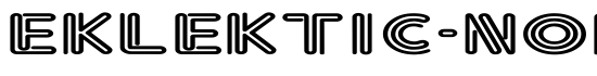 Eklektic-Normal Ex - Download Thousands of Free Fonts at FontZone.net