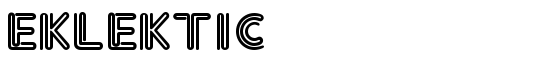 Eklektic - Download Thousands of Free Fonts at FontZone.net