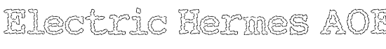 Electric Hermes AOE - Download Thousands of Free Fonts at FontZone.net