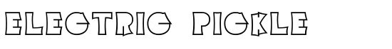 Electric Pickle - Download Thousands of Free Fonts at FontZone.net