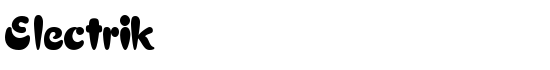 Electrik - Download Thousands of Free Fonts at FontZone.net