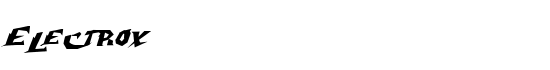 Electrox  - Download Thousands of Free Fonts at FontZone.net