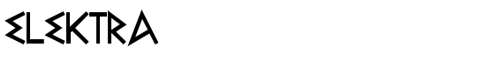 elektra - Download Thousands of Free Fonts at FontZone.net