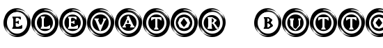Elevator Buttons Two - Download Thousands of Free Fonts at FontZone.net