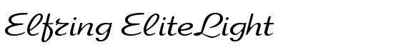 Elfring EliteLight - Download Thousands of Free Fonts at FontZone.net
