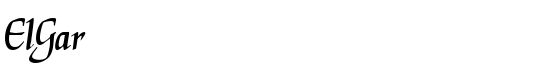 ElGar - Download Thousands of Free Fonts at FontZone.net