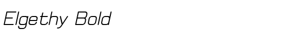 Elgethy Bold - Download Thousands of Free Fonts at FontZone.net